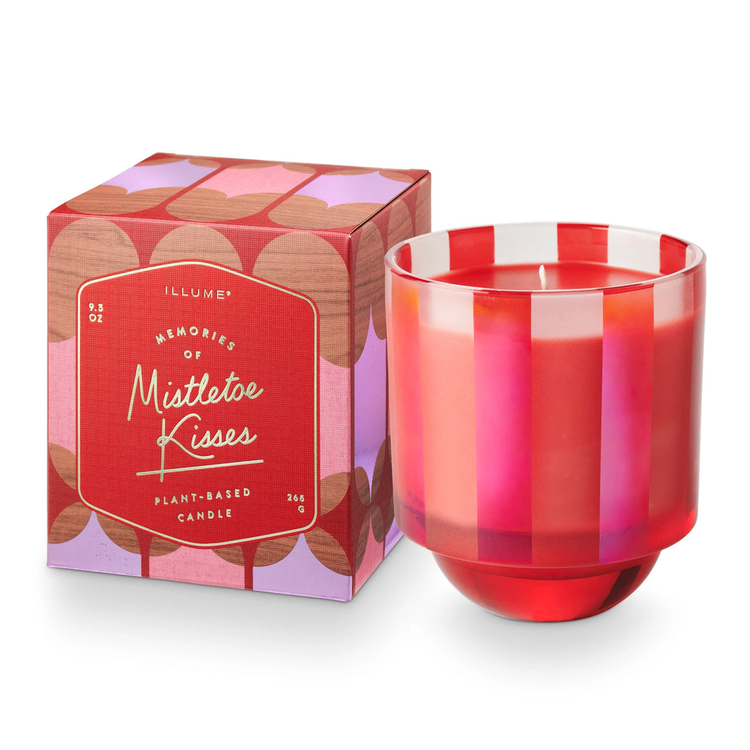 Mistletoe Kisses Boxed Glass Candle