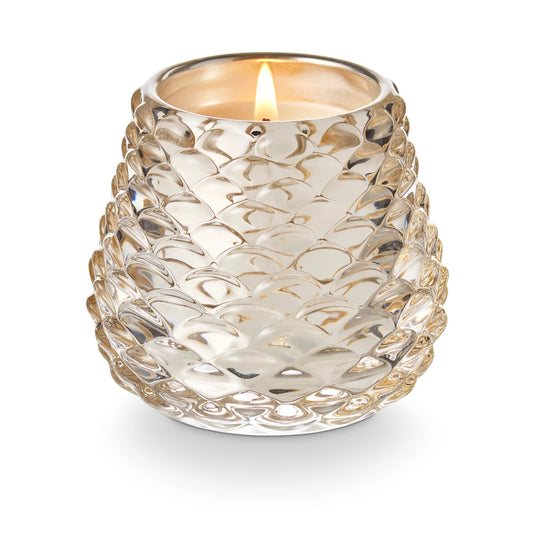 Pinecone Votive Candle - Winter White