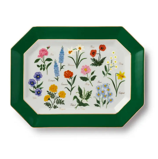 Garden Study Large Porcelain Serving Platter