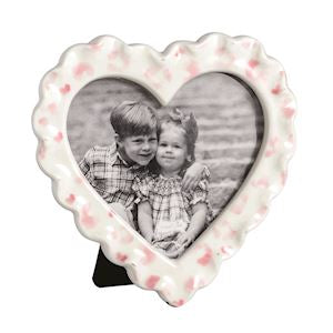 Pink Leopard Heart Frame