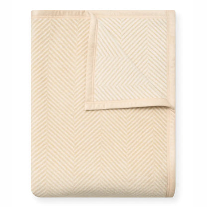 ChappyWrap Harborview Herringbone Cream Blanket