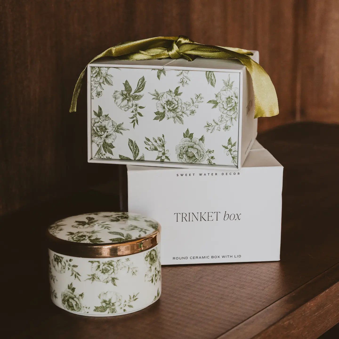 Delft Trinket Dish with Lid