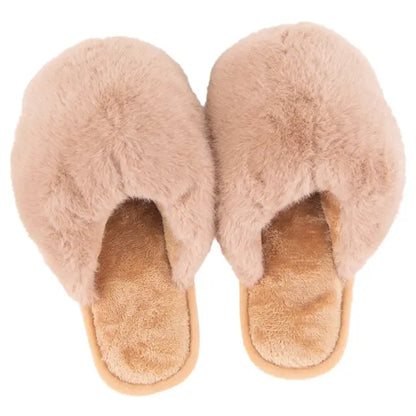 Faux Fur Jumbo Slippers