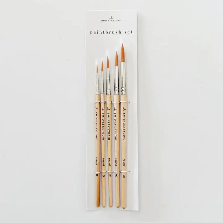 Watercolor Paintbrush - Set of 5