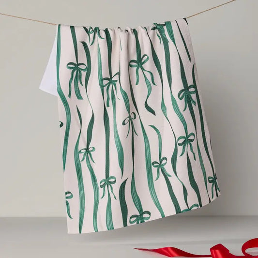 Falling Ribbon Tea Towel
