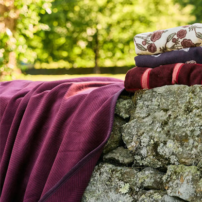 ChappyWrap Harborview Herringbone Plum Blanket
