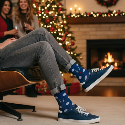 "Rudolph"- Christmas Fine Men's Socks