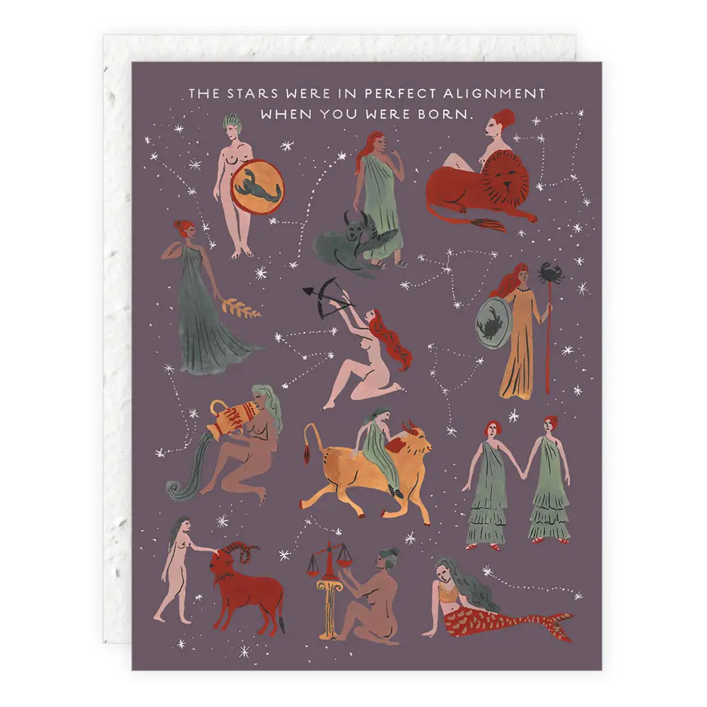 Astrological Ladies Birthday Card