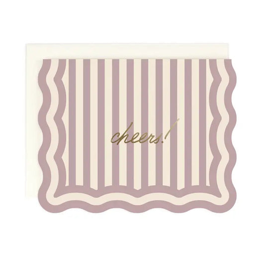 Cheers! Striped Card