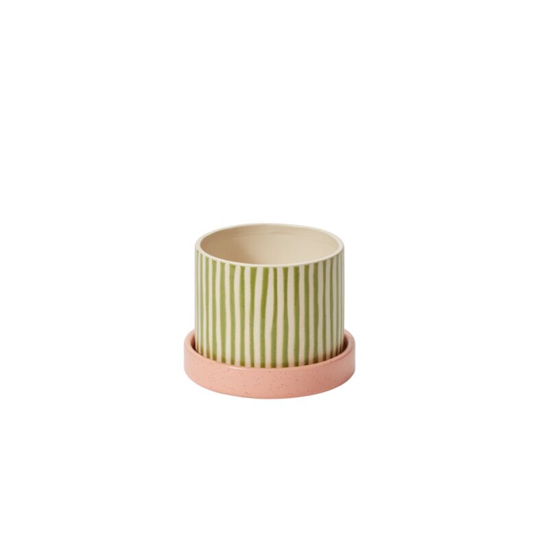 Melancia Pot w/ Saucer