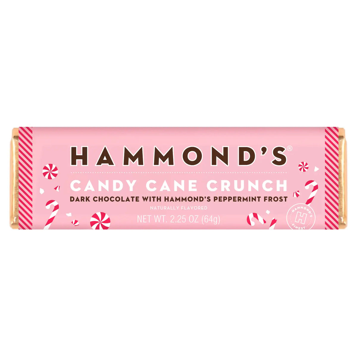 Hammond's Candy Cane Crunch Chocolate Bar