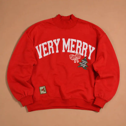 Very Merry Mockneck Sweatshirt