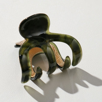 Jade Vintage Small Octopus Metal Claw Clips