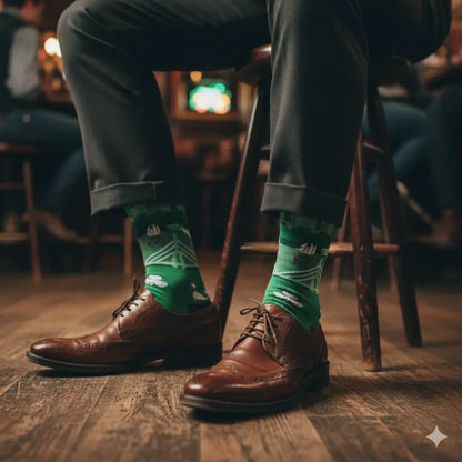 "Boston Tea Party" - City of Boston Fine Men's Socks