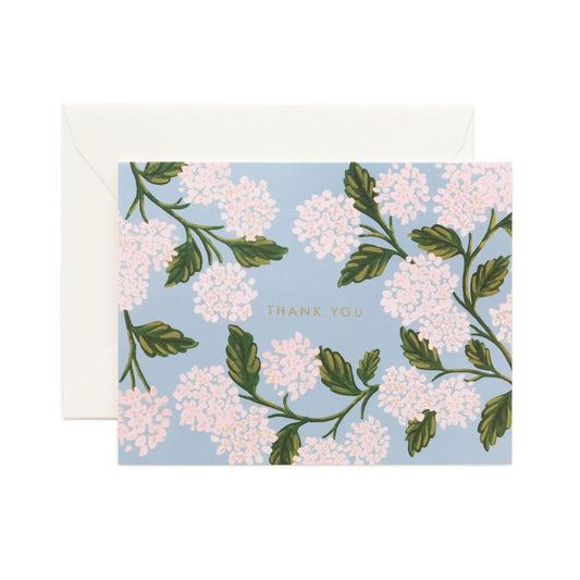 Hydrangea Thank You Card