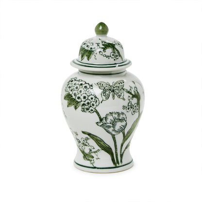 Primrose and Lotus Chinoiserie Ginger Jar