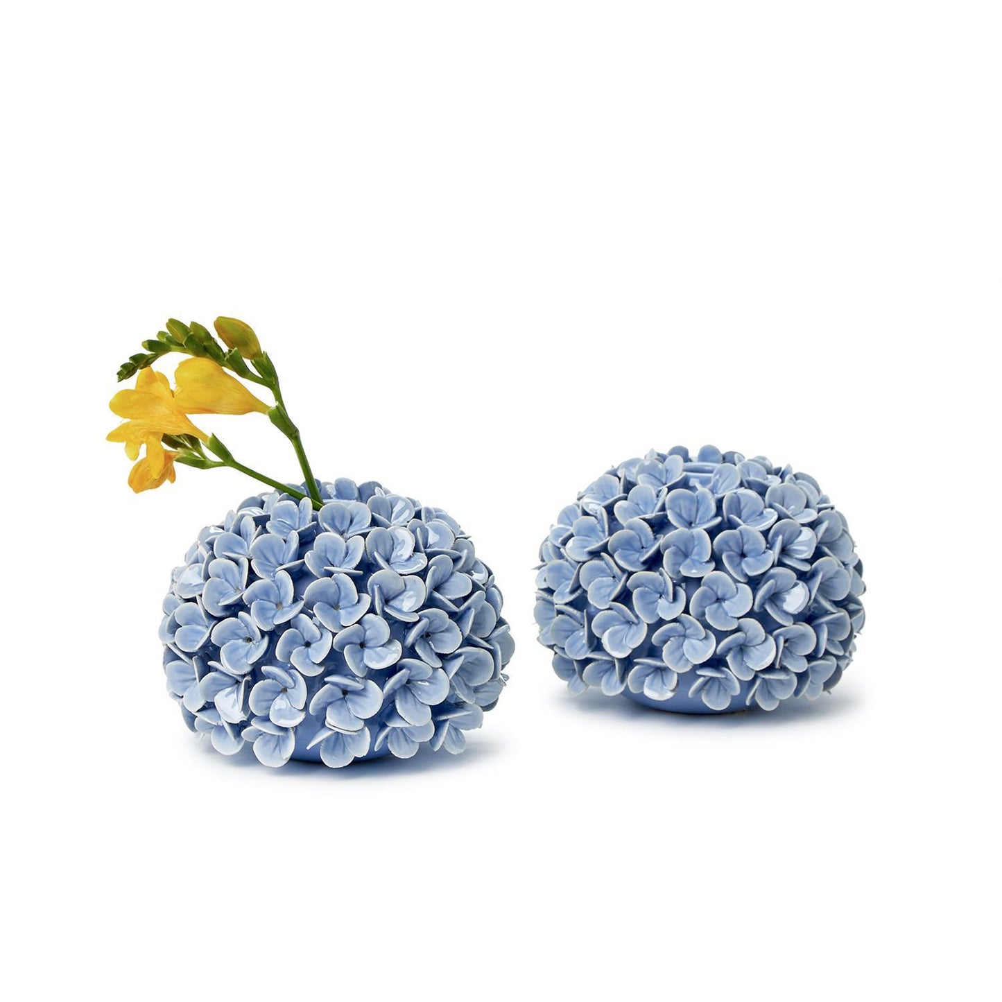 Hydrangea Flower Bud Vase and Taper Holder