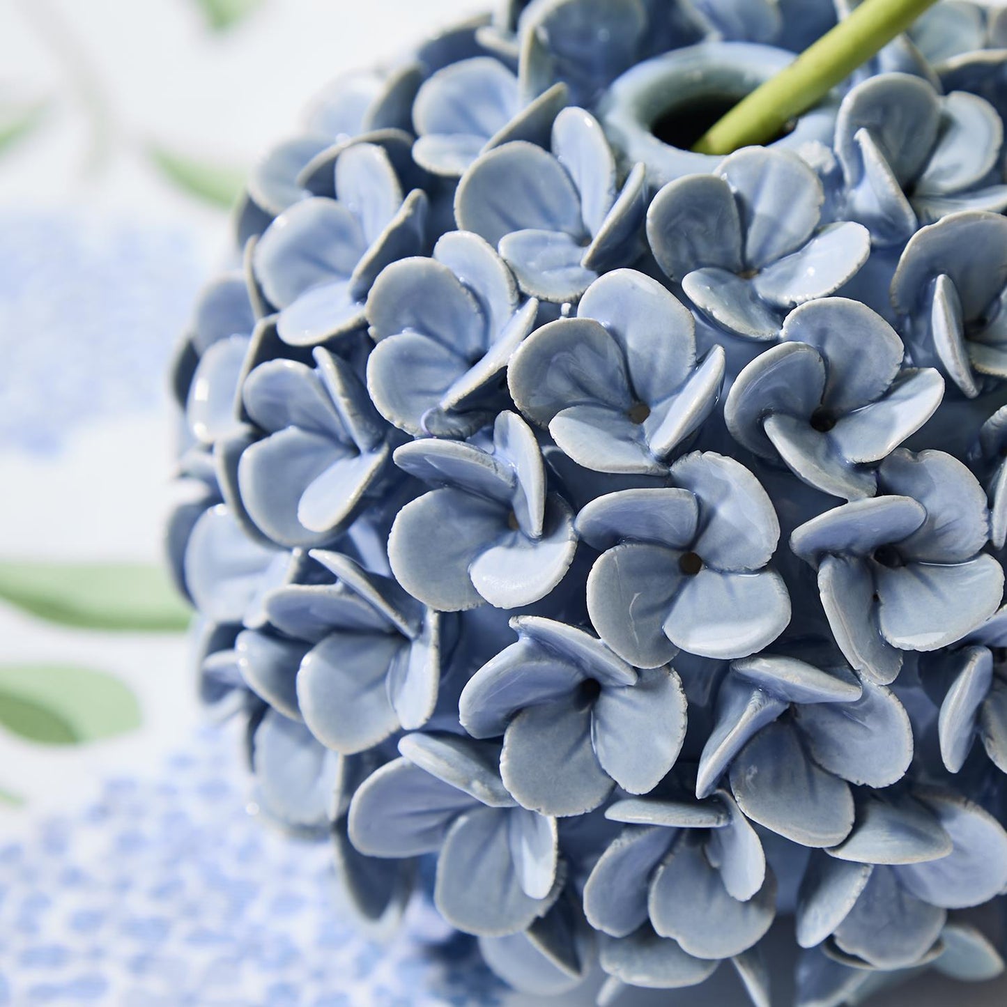 Hydrangea Flower Bud Vase and Taper Holder