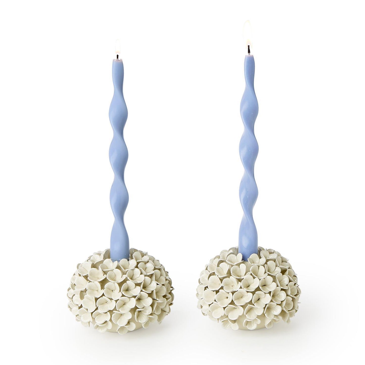 Hydrangea Flower Bud Vase and Taper Holder