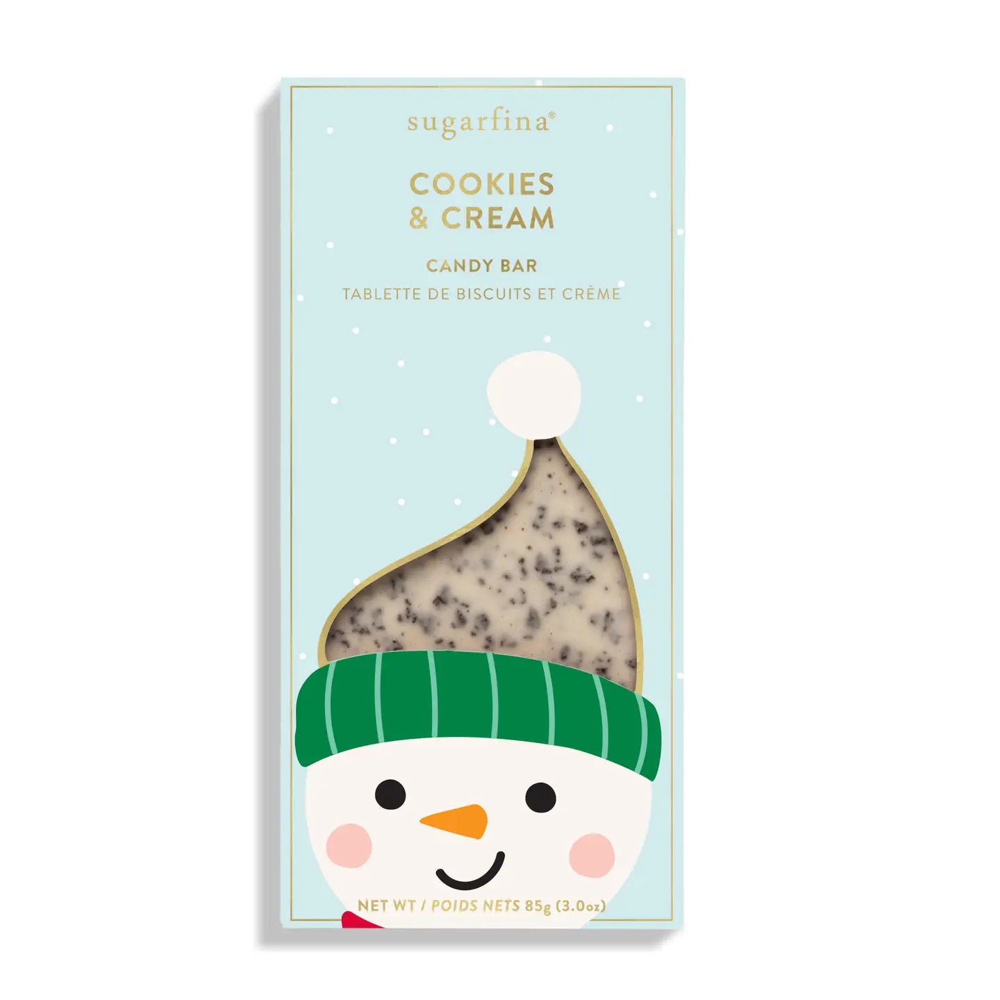 Snowman Cookies & Cream Candy Bar