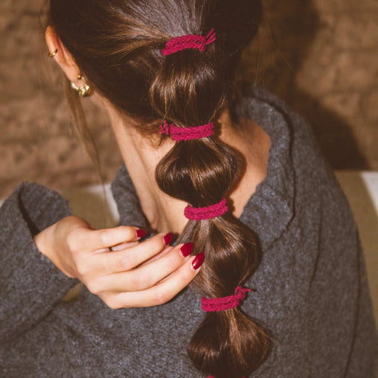 Rustic Braided Hair Ties 5-pack