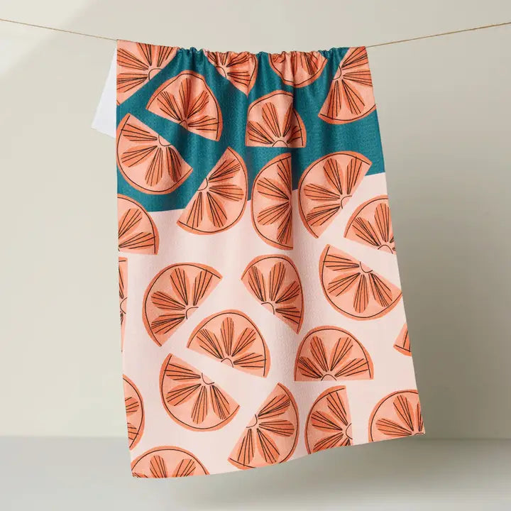 Citrus Slices Tea Towel