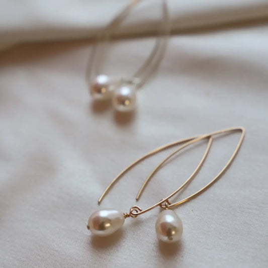 Freshwater Pearl Drop Earrings