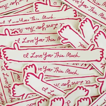 Love You Matte- Sticker
