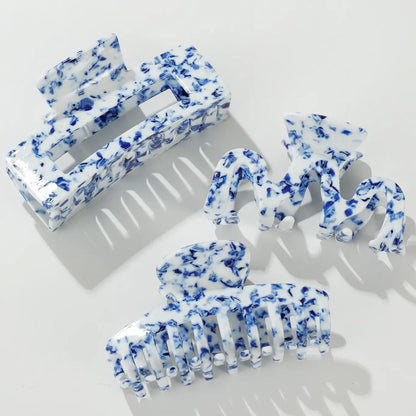 Coastal Blue Large | Assorted Eco-Friendly Claw Clips
