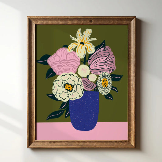 Esther Floral Art Print