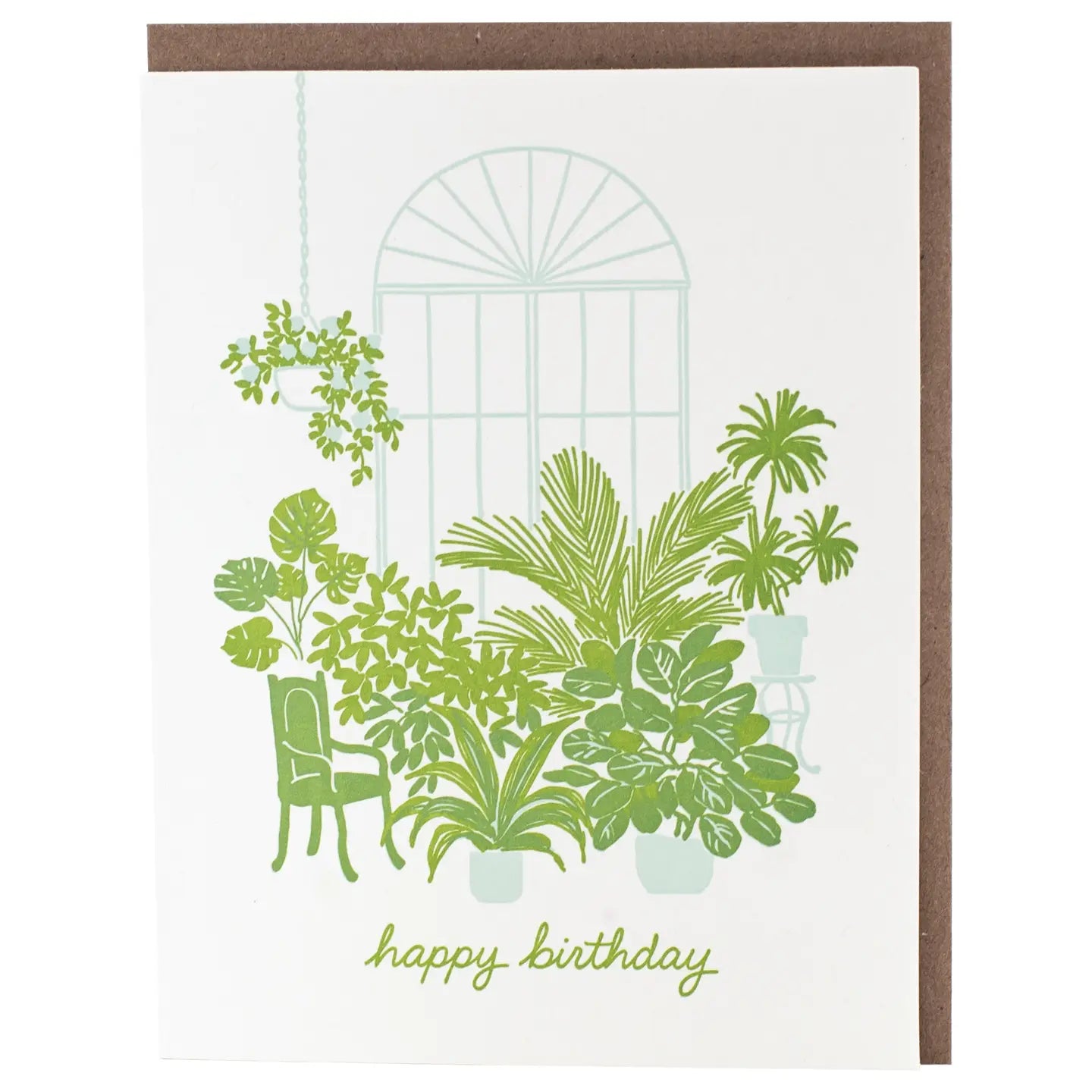 Greenhouse Birthday Card
