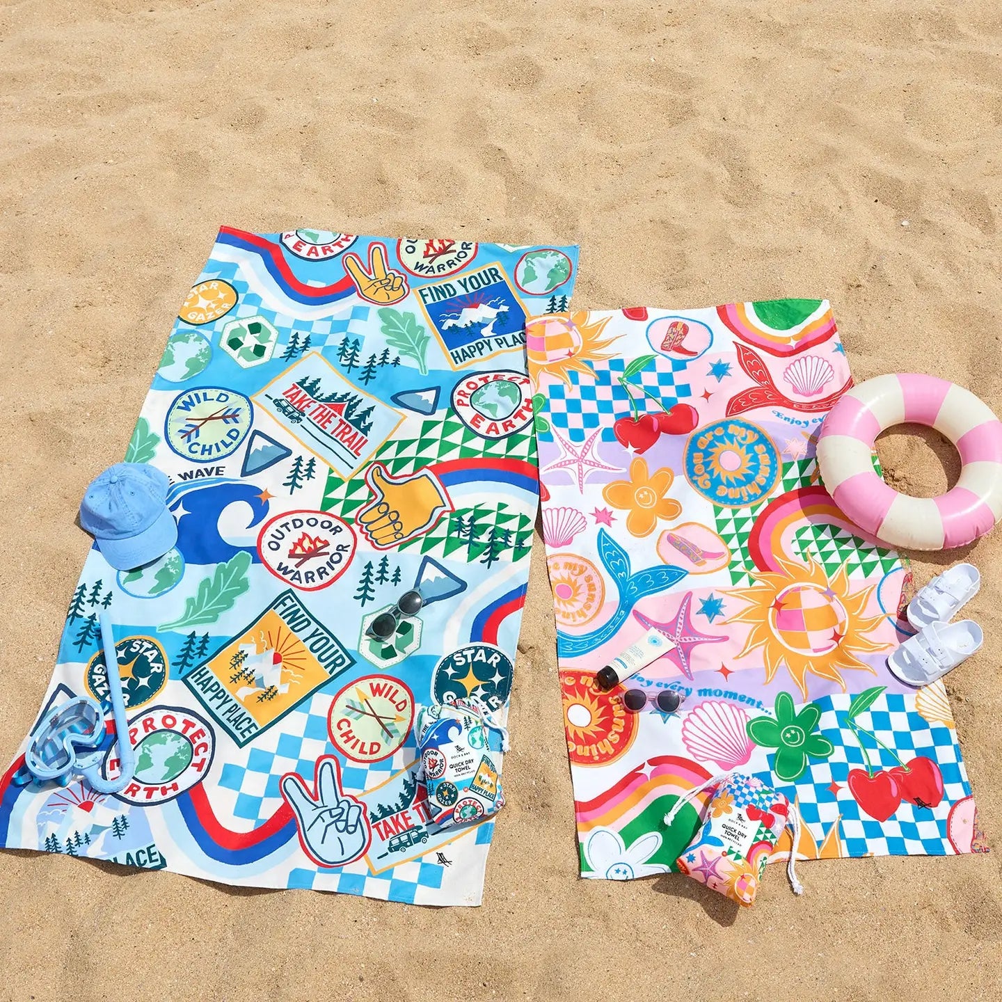 Quick Dry Kids Beach Towels