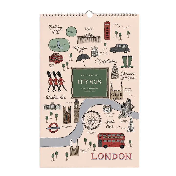 2027 Travel Sketches Wall Calendar