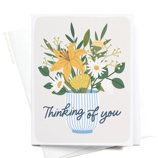 Thinking of You Flowers Card