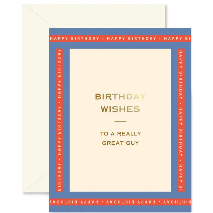 Really Great Guy Birthday Card