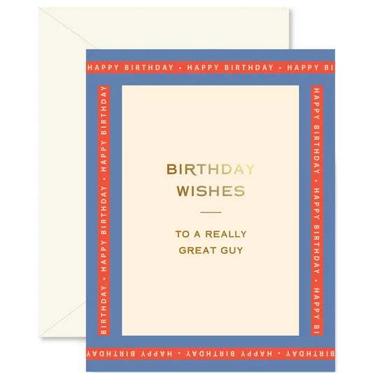 Really Great Guy Birthday Card