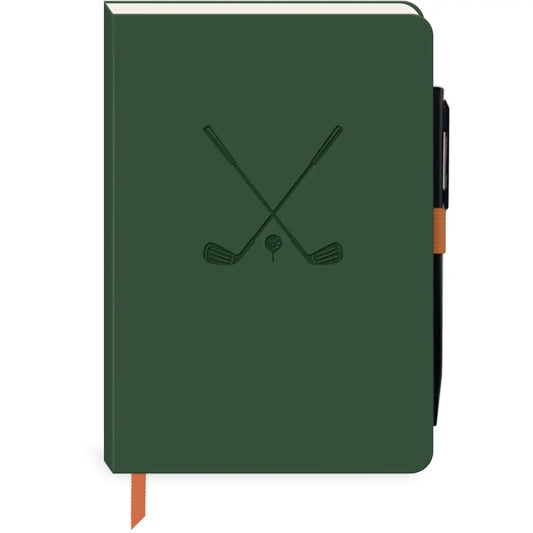 Sporting Goods Golf Softcover Journal w/ Pen