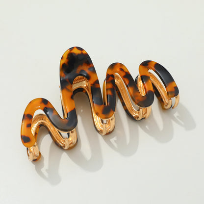 Willow Squiggle Metal Claw Clip