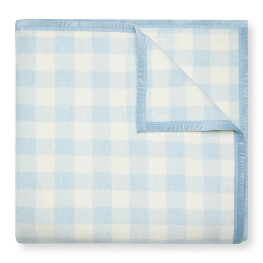 ChappyWrap Cozy Gingham Sky Blanket