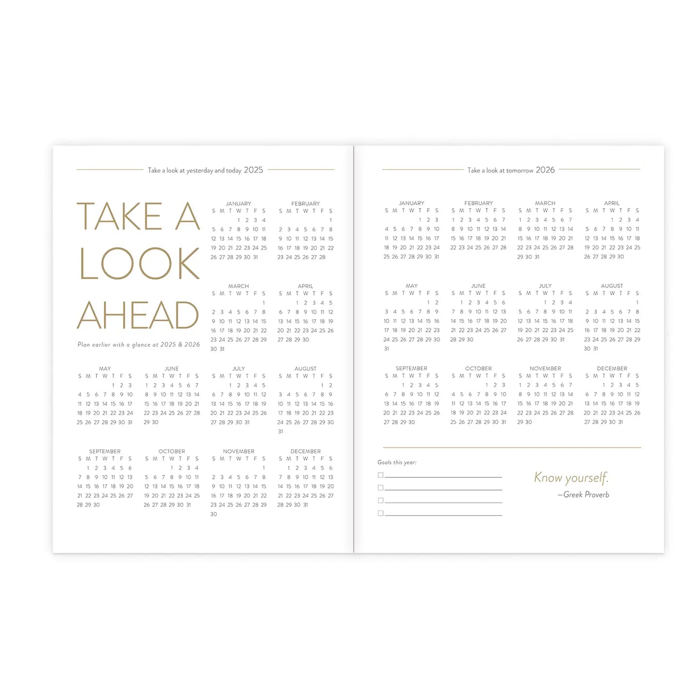 2025- 2026 Floral Abundance On the Go Planner