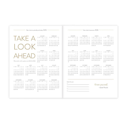 2025- 2026 Floral Abundance On the Go Planner