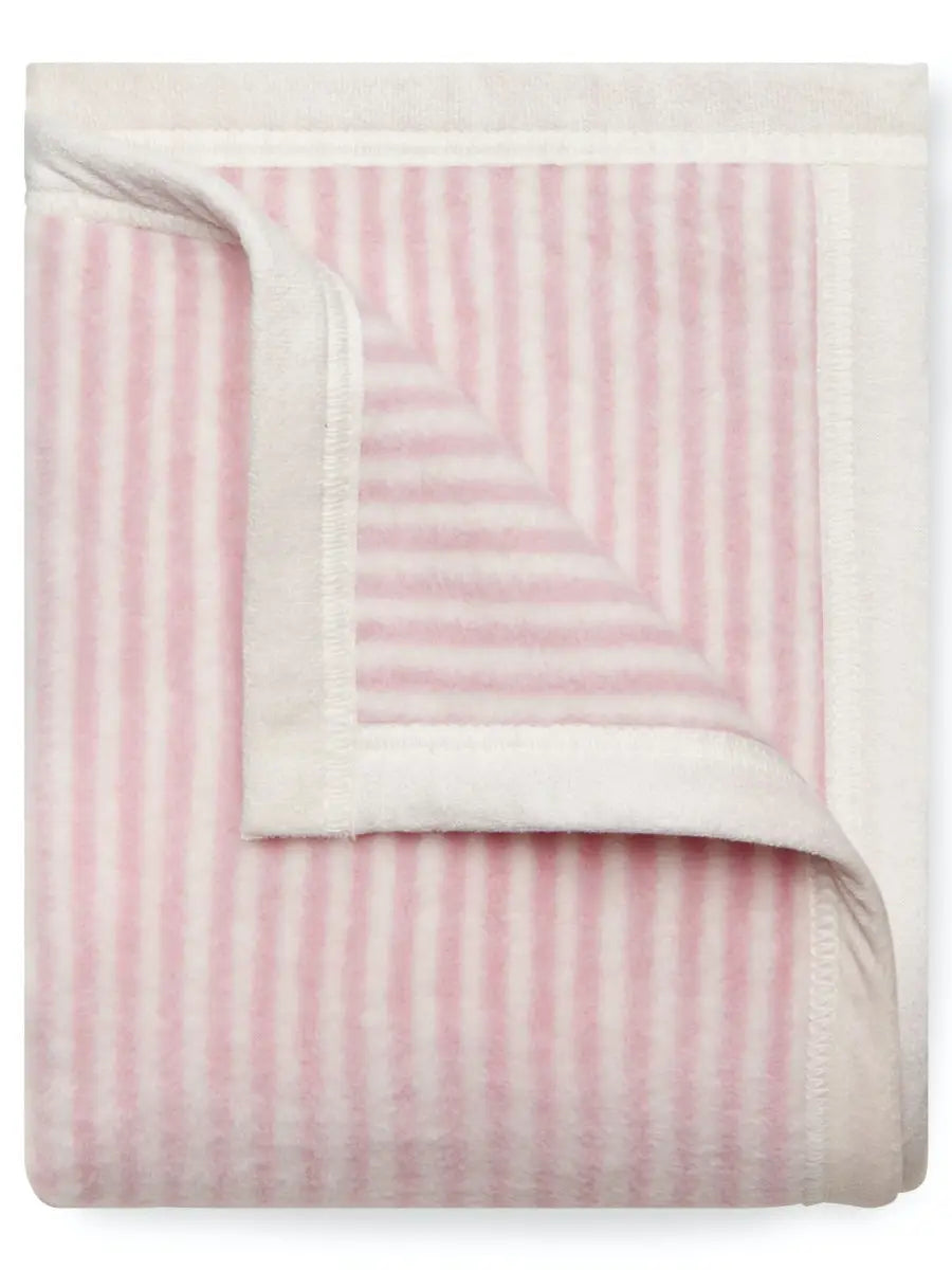 ChappyWrap Sweet Pea Stripe Blush Mini Blanket