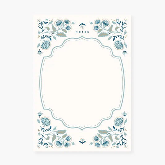 Brocade Floral Chubby Notepad