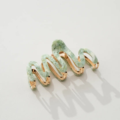 Willow Garden Metal Squiggle Claw Clip