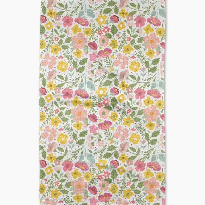 Blooming Daises Tea Towel