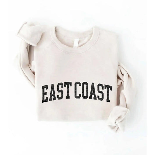 East Coast Graphic Sweatshirt - Heather Dust