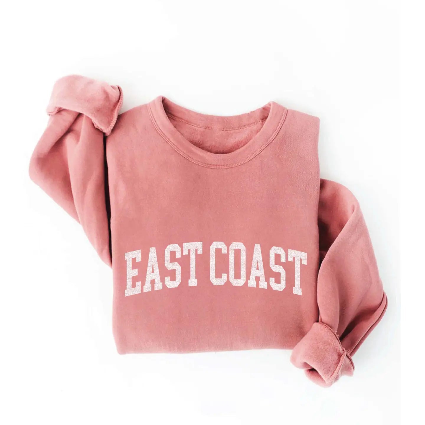 East Coast Graphic Sweatshirt - Mauve
