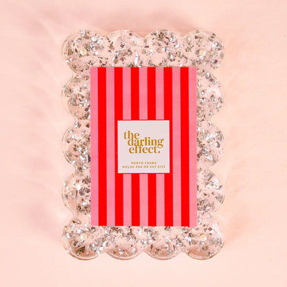 Rectangle Scalloped Acrylic Frame