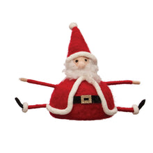 Load image into Gallery viewer, Felt Sitting Santa
