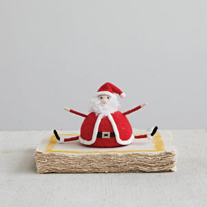 Felt Sitting Santa